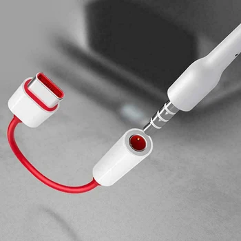 

Headphone Jack Cable Type C To 3.5mm Audio Aux Durable Adapter TPE Material For Oneplus Huawei Xiaomi Oneplus