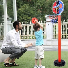 Juego de baloncesto con altura ajustable para niños, tabla de baloncesto, práctica, deportes al aire libre, juguetes de ejercicio