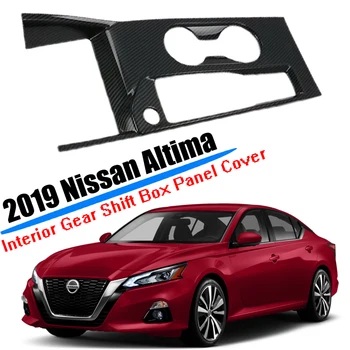 

Car Styling Fit for 2019 2020 Nissan Altima Center Control Gear Shifter Board Cover Trim Cover ABS Carbon Fiber Car Accessories