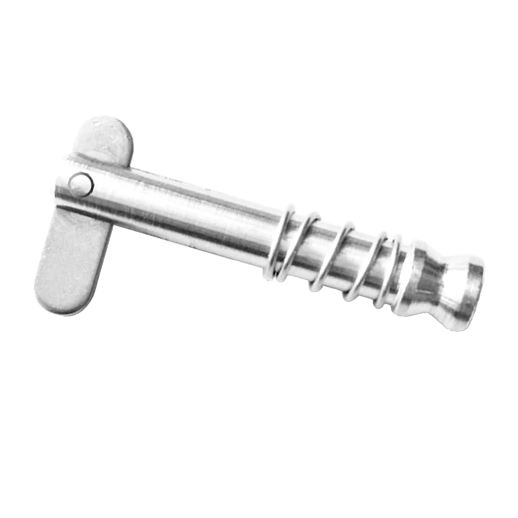 Bimini Top Deck Hinge Quick Release Spring Pin Stainless Steel Marine Grade