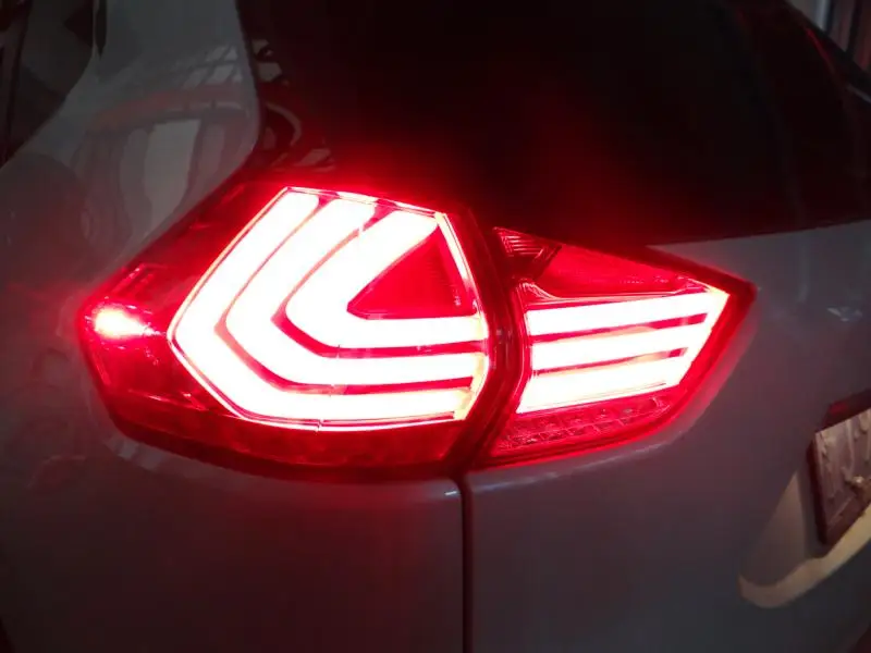 Для Nissan X-trail задний фонарь светодиодный задний свет DRL+ тормоз+ указатель поворота