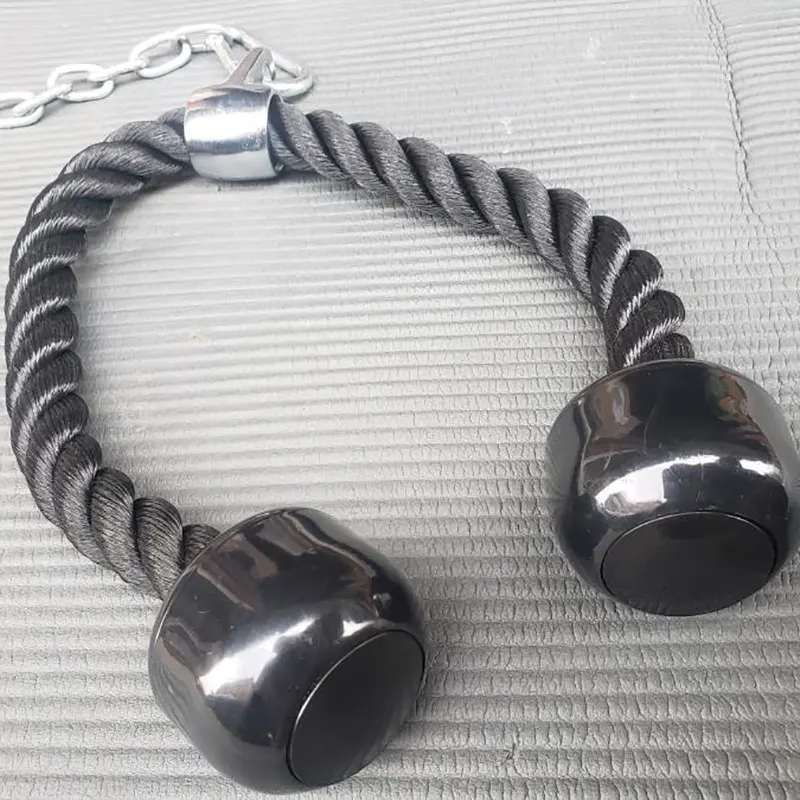 

ITriceps Rope Abdominal Crunches Cable Pull Down Laterals Biceps Muscle Training Fitness Body Building Gym Pull Rope Fitness Eq