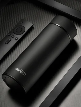 

Vacuum Sealed Water Bottle Simple Modern Premium Stainless Steel Vacuum Flask Metal Life Thermos Unbreakable Thermal Cup KK60BW