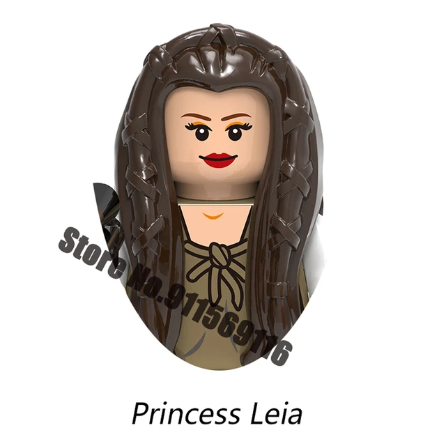 Jar Jar Binks Chewbacca Tusken Raider Han Solo Building Blocks Jawas Leia Ewoks Amidala Gamorrean Star Brick Figure Wars Toys X491