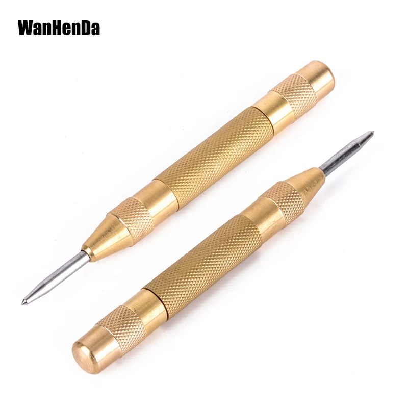 5 Inch Automatic Center Punch Pin Spring Loaded Marking Starting Holes Tool High Speed Steel