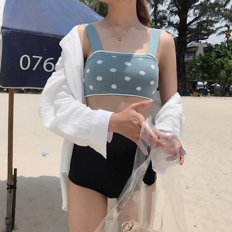 Купальный костюм для девочек Mayo De Bain Femme Mayokini женское бикини монокини пляжная