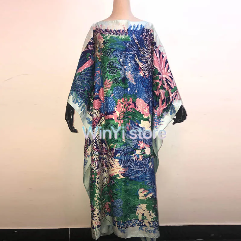 WINYI 2021 long dress africa Fashion Women Sexy Boho Summer Casual Chiffon Floral Evening Party Beach Long Maxi Dress | Тематическая