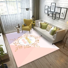 Скандинавский ковер с рисунком Европейский домашний ковёр для гостиной прямоугольник прекрасный ребенок девочка ковер прикроватная тумбочка для спальни одеяло Йога теппич коврик