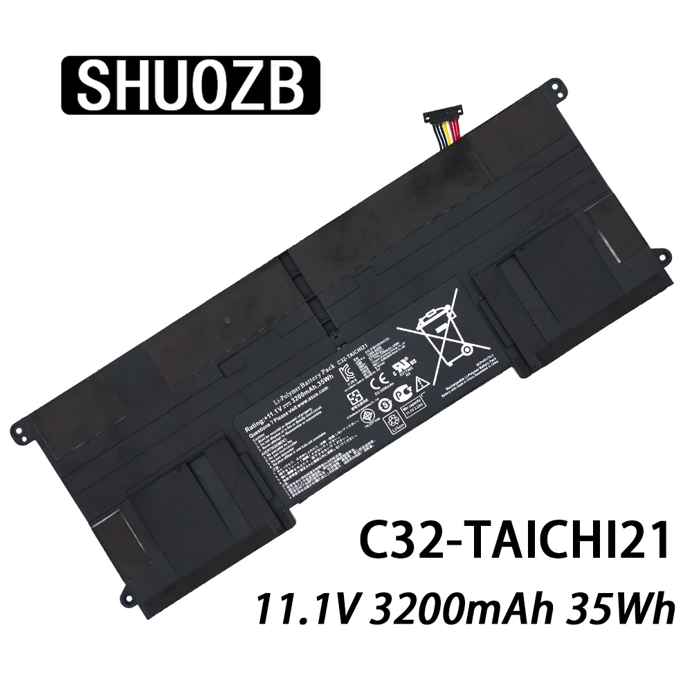 Новинка аккумулятор SHUOZB для ноутбука Asus ультрабук Taichi 21 телефон TAICHI21 TAICHI 11 1 В 3200