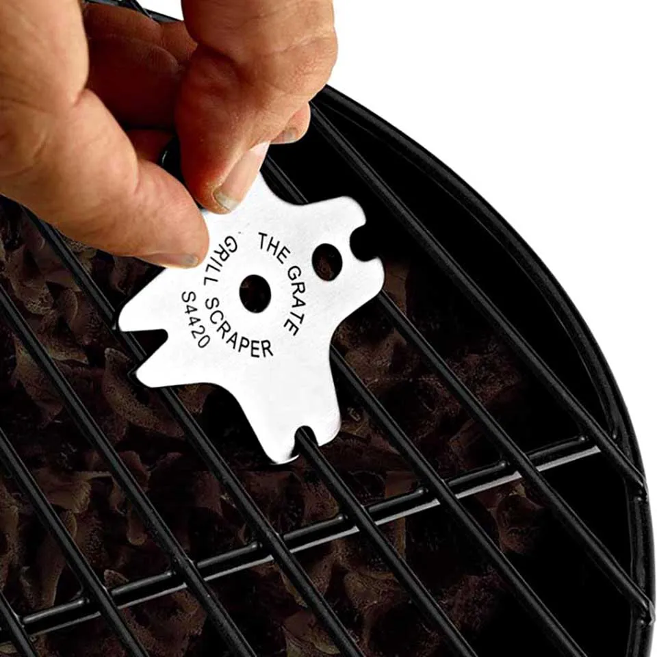 

Stainless Steel BBQ Grate Grill Scraper Wire Brush Grill Barbeque Cleaner BBQ Cleaning Tools Kitchen Accessories