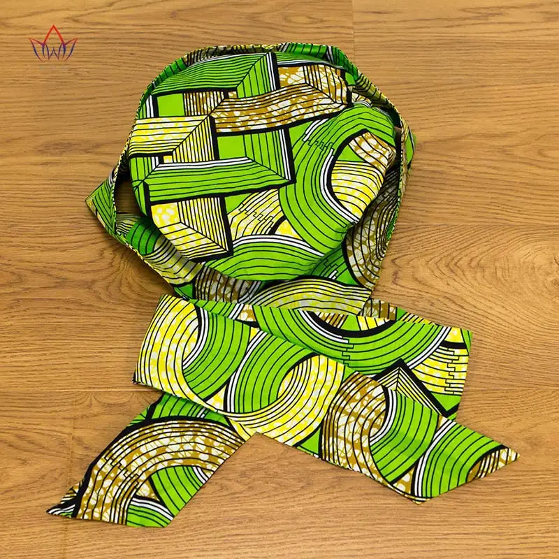 African Headwrap In Women's Hair Accessories Scarf Wrapped Head Turban Ladies Hair Accessories Scarf Hat Headwrap Nigeria WYB492