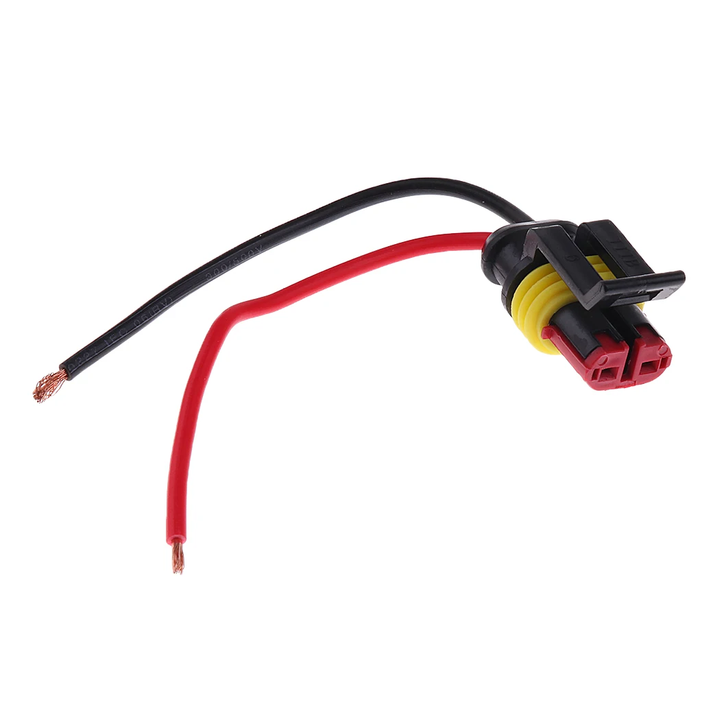 Easy Installation 10 Kits 2 Pin Car Wire Connector Plug Male Female Harness