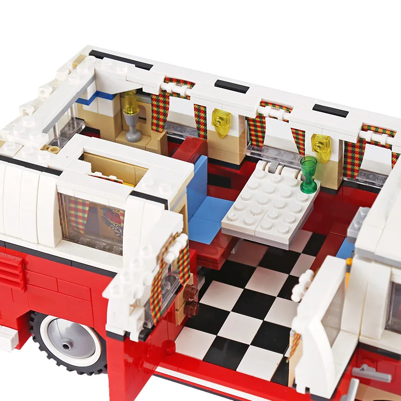 DHL 21001 Technic серия Классическая дорожная модель автомобиля Совместимость 10220 строительные блоки кирпичи развивающая игрушка для детей игрушки