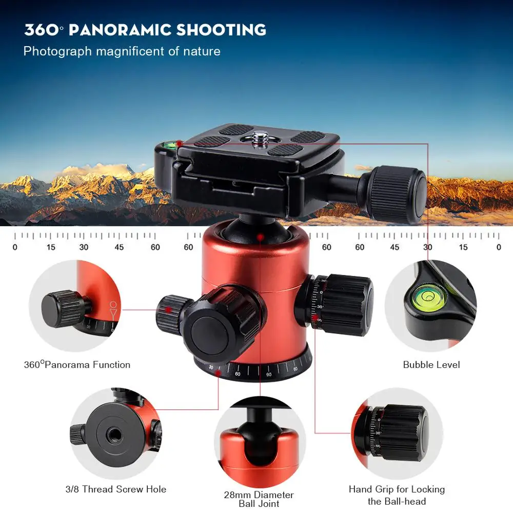 zayex Horizontal Tripod Professional Camera Flat Tripod 66