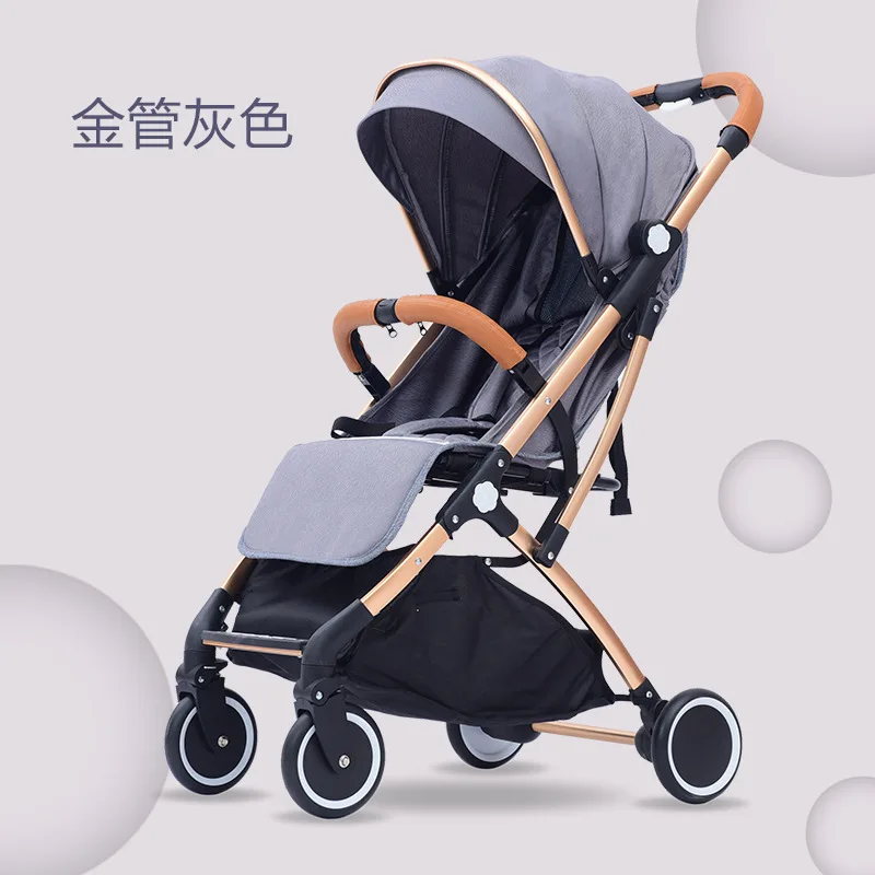  Lightweight baby stroller can sit reclining portable folding Newborn Pram umbrella baby carriage fo