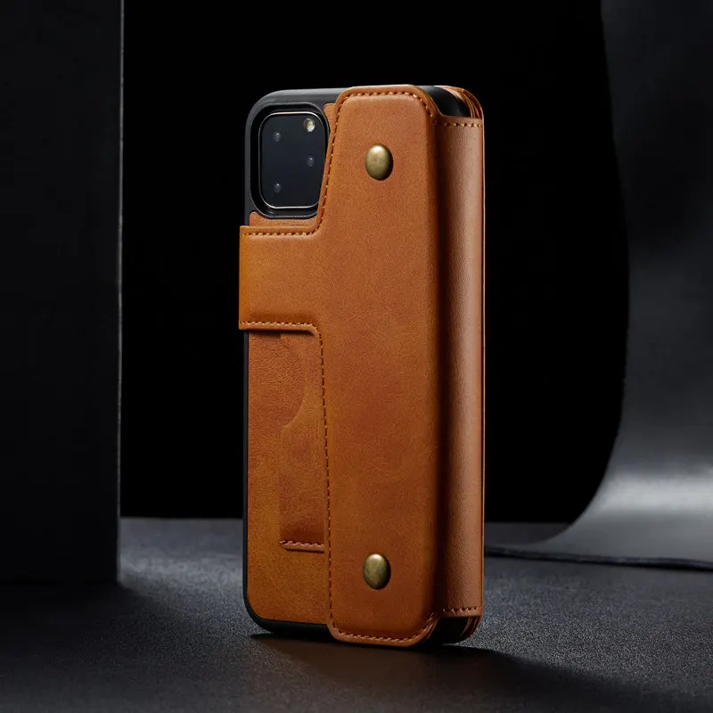 LOVERONY Натуральная кожа флип Роскошный чехол для телефона для iPhone 11 Pro MAX X 7 8 Plus 2 в 1 защитный чехол кошелек карман для карт Капа