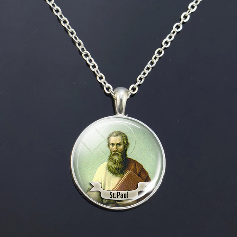 Религиозное ожерелье 12 Saint Francis Clare Therese Jude Paul Anthony Padua Patrick Michael Rose Joseph