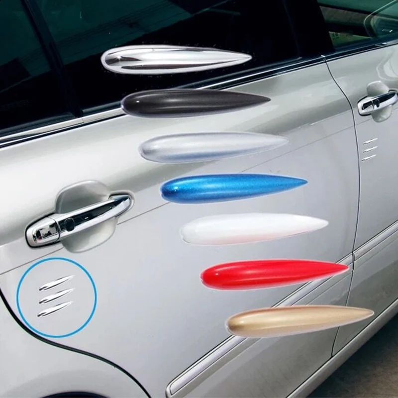

12Pcs/Lot Car Door Edge Guard Car Styling Mouldings Strip Bumper Protector Anti-Scratch Strip Corner Door Protector Moldings
