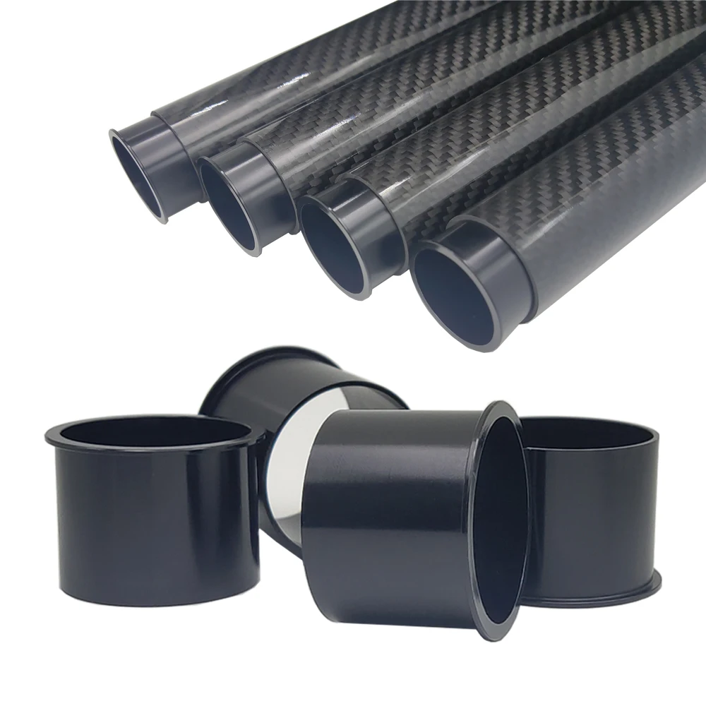 4pcs Aluminum Pipe Plug For ID14mm 16mm 18mm 20mm 23mm 28mm Carbon Fiber Tube Black Alloy Sleeve Frame Kit Part | Игрушки и хобби