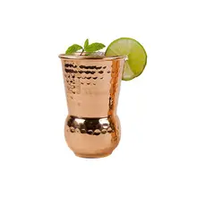 400 мл забитая медная чашка с серебряным покрытием, чашка для кофе, чашка для напитков, чашка для мула, Коктейльные напитки, безалкогольные напитки