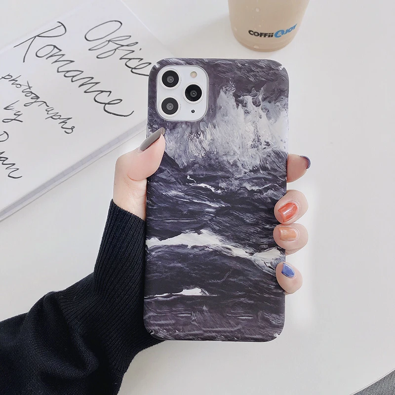 Жесткий ПК чехол для huawei P20 P30lite Mate20 30 Pro Nova 3i 5 5i черного цвета с ребристой поверхностью чехол для Honor 10lite 20i 20Pro V20 8X 9X Y9 играть