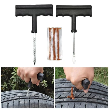 

2020 New Car Tire Repair Tool Kit For Tubeless Emergency Tyre Fast Puncture Plug Repair Block Air Leaking For Car/Truck/Motobike