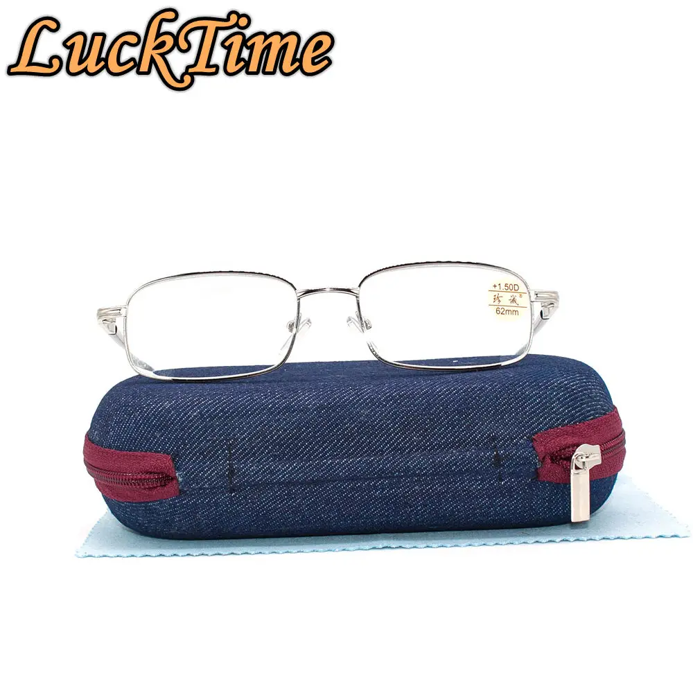 LuckTime высококачественные очки для чтения из сплава, Повседневная модная мужская и женская оправа для чтения унисекс+ 1,0+ 1,5+ 2,0+ 2,5+ 3,0+ 3,5+ 4,0+ 1082