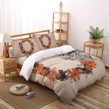 

Autumn Sycamore Leaves Bedding Set Four Sets Of Customized Bed Sheets Bedding Sets Bedding Set Luxury