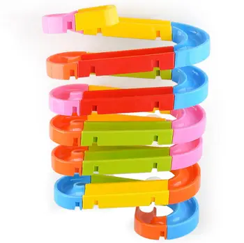 

60PCS Baby Bath Toys Suction Cup Marble Race Orbits Track Kids Bathroom Bathtub Play Water Toy Shower Games Swimming Pool Tools