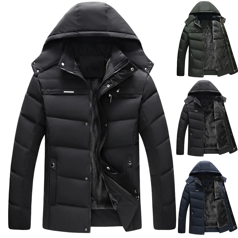 Men Coats Down Jacket Fall Winter Portability Warm 90% White Duck Down Hooded Man Coat jaqueta chaqueta hombre man's coat