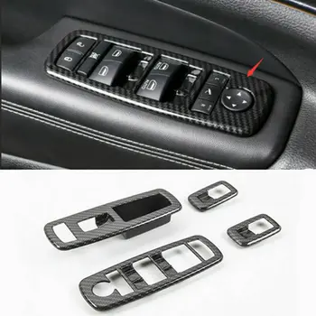 

EIDRAN Black Carbon Fiber Texture Window Switch Panel Cover Trim For Jeep Grand Cherokee 2014 2015 2016 2017 2018