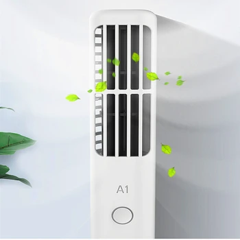 

Portable Cooling Fan Bladeless Hand Held 2020 Summer Cooler Mini USB No Leaf Handy Fan Rechargeable Office Outdoor