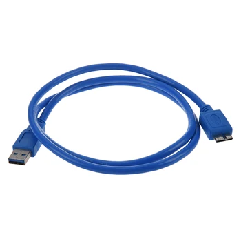 

SuperSpeed USB 3.0 Cable, Type A to Type B Micro, M / M, 3 FT, Blue