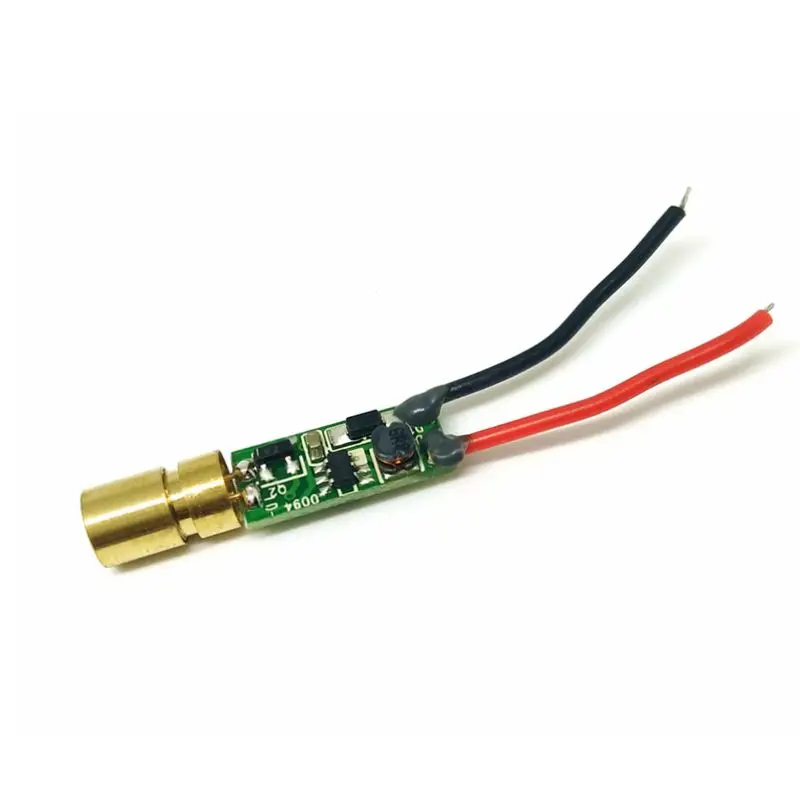 Modulo Diodo Laser Verde 520nm 5mW – Puntatore Mini Dot Per Posizionamento E Laboratorio