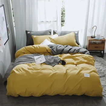 

3Pcs/Set Duvet Cover & Bed Sheet & Pillowcase Bedding Sets Bedclothes Home Bedroom Supplies