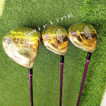 

Golf wood set new Golf Clubs Maruman Majestic Prestigio 9 Women's Driver-Fairway Wood Graphite Shaft L Flex Free Shipping