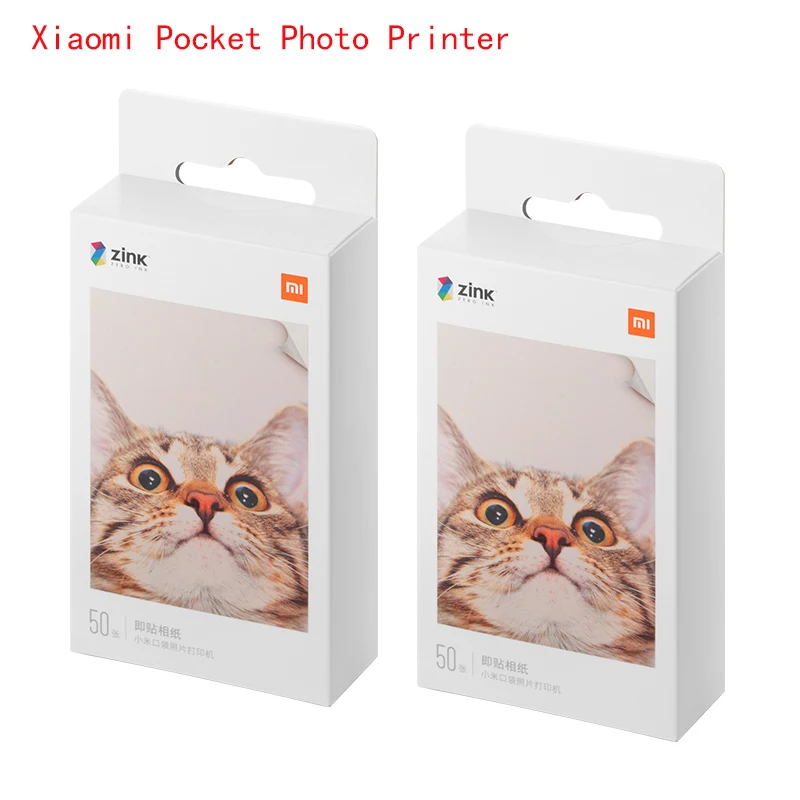 Xiaomi ZINK Pocket Printer Paper Self-adhesive Photo Print Sheets for Xiaomi 3-inch Mini Pocket Photo Printer for Gifts photo print sheets photo print paper