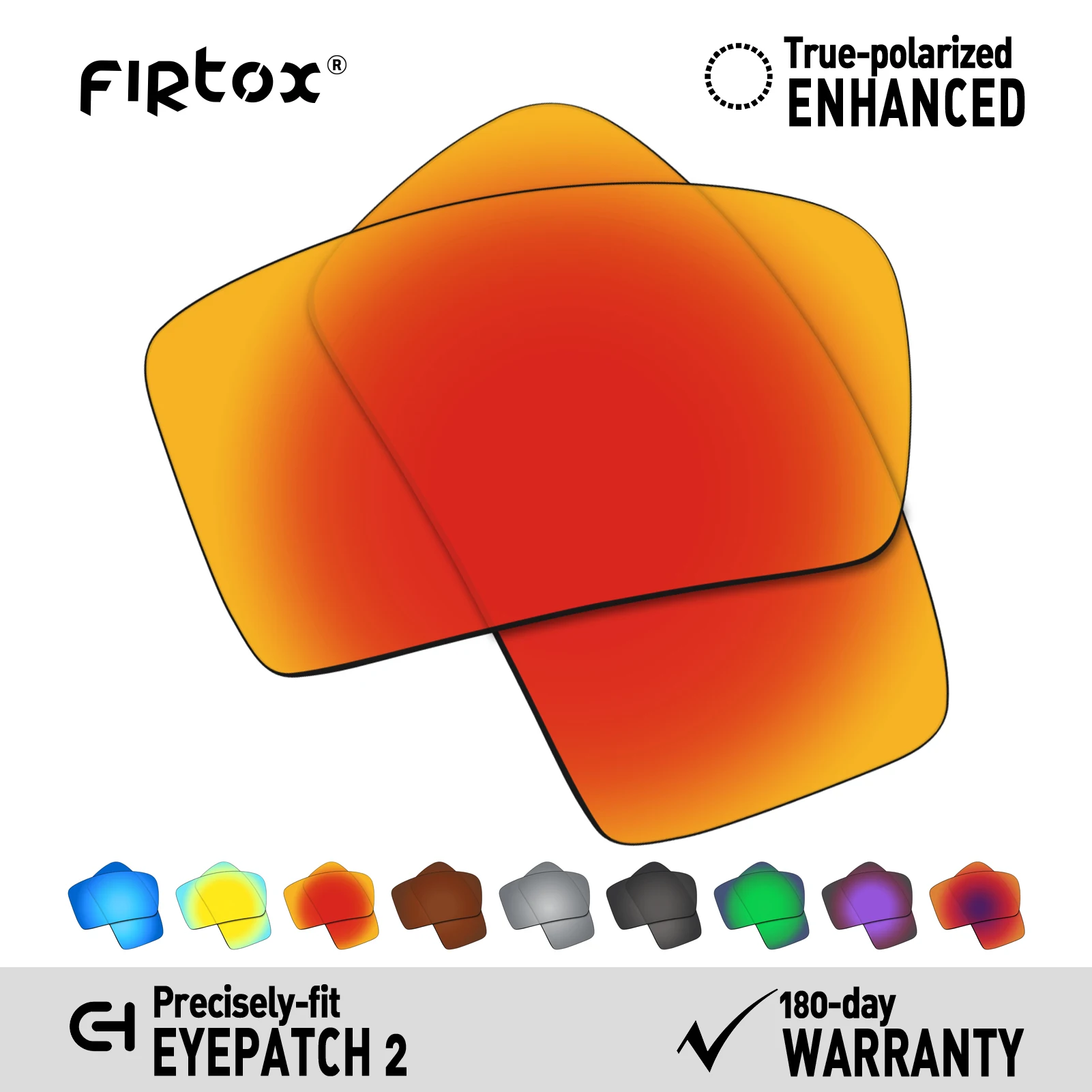 Firtox настоящие поляризационные Сменные рассеиватели UV400 для солнцезащитных