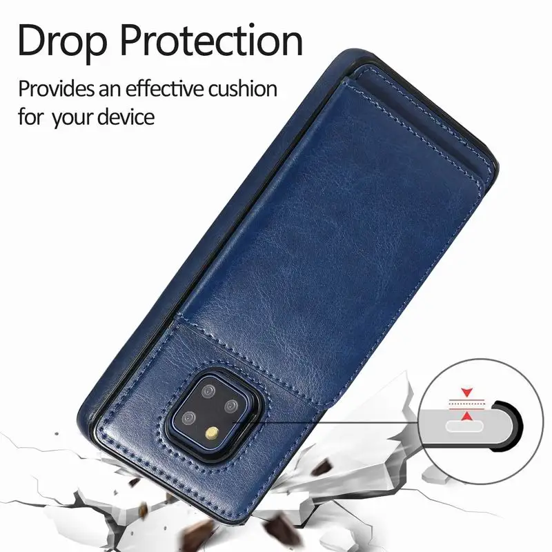 Мягкий чехол из искусственной кожи в стиле ретро для huawei mate 20 P30 Pro Lite Capa mate 20Lite mate 20Pro с отделением для кредитных карт задняя крышка