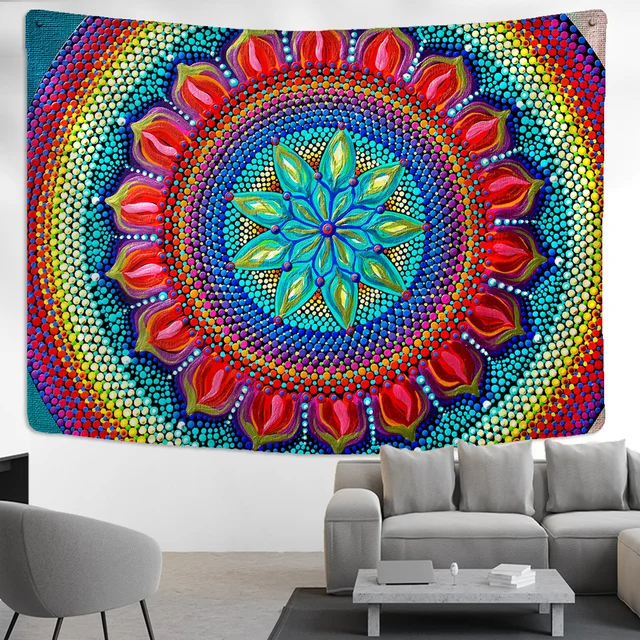 Creative Designer Mandala Tapestry Wall Hanging