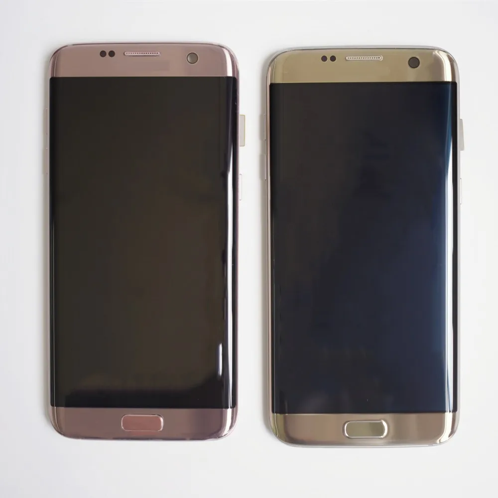 

Original SUPER AMOLED LCD Screen For Samsung Galaxy S7 Edge Screen G935 SM-G935F LCD Display Touch Digitizer Assembly with Frame