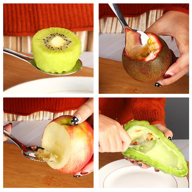 Cubara de afeitar de fruta de doble cabeza de acero