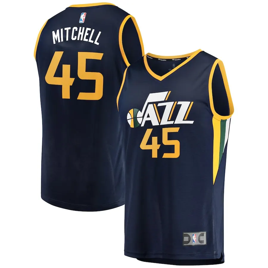 MEN Мужская футболка Donovan Mitchell - Цвет: MEN