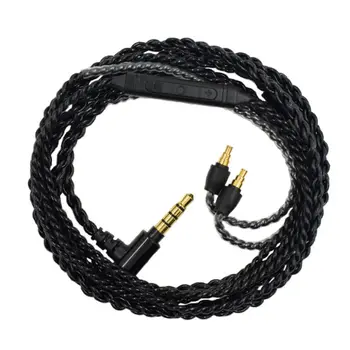 

AUdio Cable Silver Plated Cord for IE40 PRO Headphones with Mic Volume Control