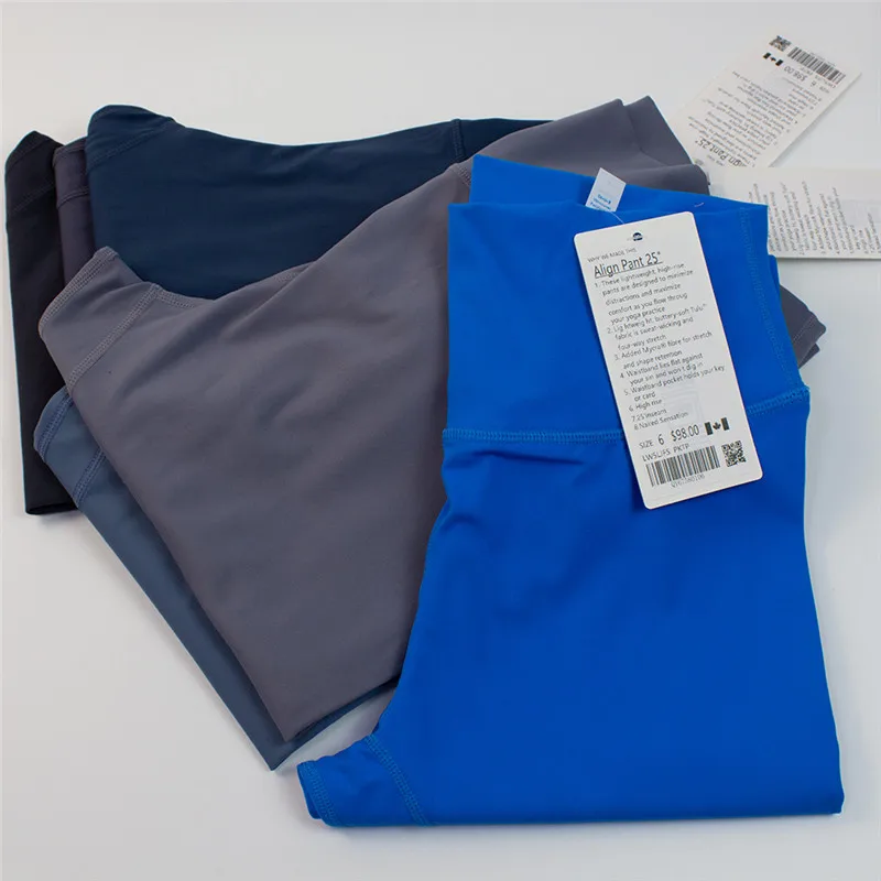 Classic2.0 Fitness Women Sports Pants Tight High Waist Yoga Leggings Gym Athletic High-rise Align Buttery Soft Custom Lulu Logo