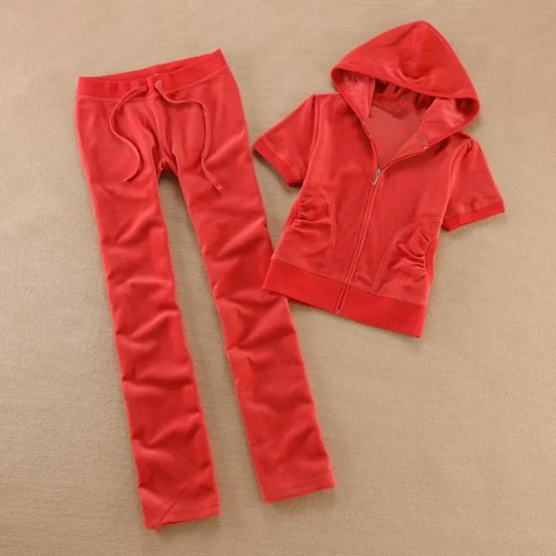 YICIYARedVelvetTracksuitJuicy2PieceSetWomen2021WomenSFabric