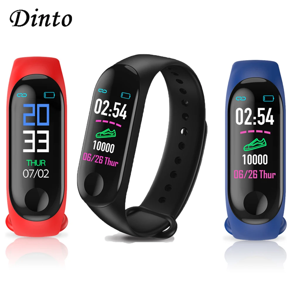 M3 смарт Браслет фитнес трекер активности крови Давление монитор сердечного