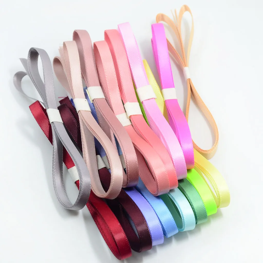 16pcs Polyester Ribbon Ribbons for Crafts Bow Handmade Gift Wrap Party Wedding Decorative Clip Earphone Leisure Creative DIY