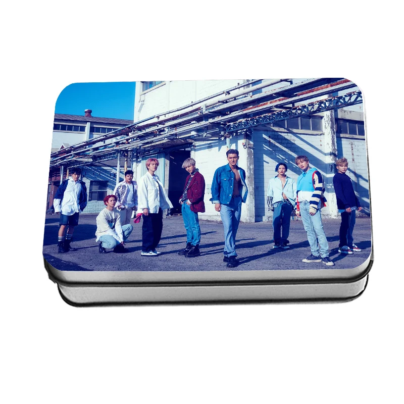 Мода Kpop SUPER JUNIOR 9th альбом Polaroid Photo Lomo Card металлическая коробка K-pop SJ Fans Подарочная коробка 40 шт карт Прямая поставка