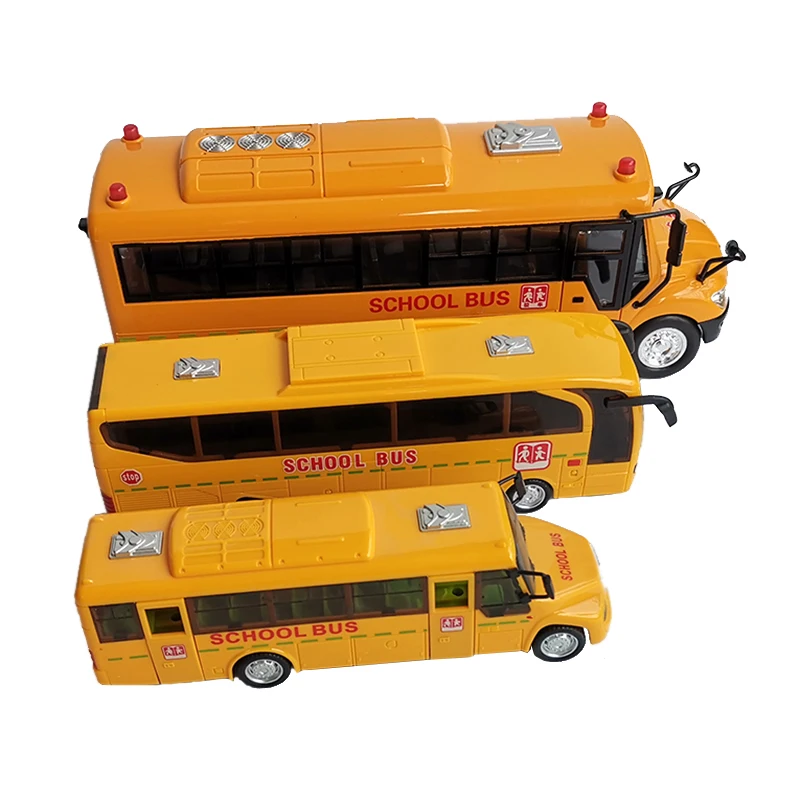 4 стиля Инерционная модель школьного автобуса игрушки оптическое транспортное